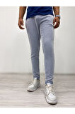 Çizgili Slim Fit Pantolon