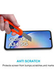 Samsung Galaxy A34 5G Ekran Koruyucu Nano Cam , Kasa Dostu İnce ve Dayanıklı