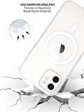 Byoztek Iphone 11 Magsafe Destekli Kablosuz Şarj Uyumlu Şeffaf Silikon Kılıf