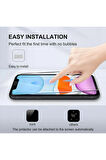 iPhone 11 Darbeye Dayanıklı Şeffaf Nano Ekran Koruyucu Kırılmaz Cam - İnce ve Esnek