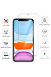 iPhone 11 Darbeye Dayanıklı Şeffaf Nano Ekran Koruyucu Kırılmaz Cam - İnce ve Esnek