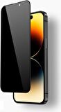 iPhone 14 Pro Max Uyumlu (14 Pro Max) Privacy Gizleyen Hayalet Temperli Cam Ekran Koruyucu