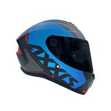 Axxis Draken S Kask - Mat Mavi-Siyah