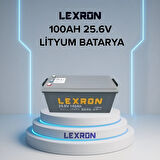 LEXRON 25,6 V 100 AH LİTYUM AKÜ