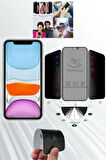 Apple Iphone 11 Tam Kaplayan 5d Mat Seramik Nano Hayalet Privacy Gizli Ekran Koruyucu - Extra İnce