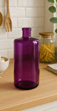 ✨ Mor Zarif Dekoratif Cam Şişe Özel Tasarım Kapaksız Vintage Şık çok amaçlı vazo sürahi hediyelik