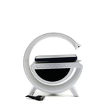 KABLOSUZ ŞARJLI HOPARLÖR SPEAKER G KASA RGB IŞIKLI SAAT FM RADIO ALARM BT USB TF AUX (5492)