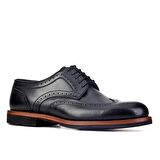 Cabani Motifli Oxford Erkek Ayakakkabı  583171 Siy