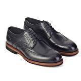 Cabani Motifli Oxford Erkek Ayakakkabı  583171 Siy