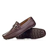 Cabani Erkek Lazer Detaylı Loafer Günlük Ayakkabı 