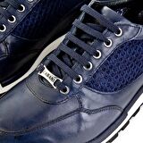 Cabani Erkek Lazer Detaylı Bağcıklı Sneaker Ayakka
