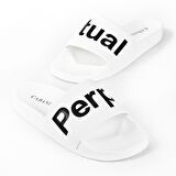 Cabanı Prp-02 Perpetual Uniseks Lüks Terlik Beyaz