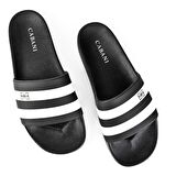 Cabani Unisex TwoStrip Şerit Çizğili Lux Deniz-Pla