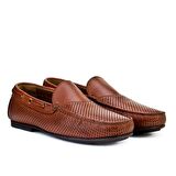 Cabani Hakiki Deri Taba Erkek Loafer