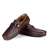 Cabani Erkek Lazer Detaylı Tokalı Loafer Günlük Ay
