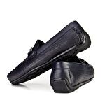 Cabani Erkek Lazer Detaylı Tokalı Loafer Günlük Ay