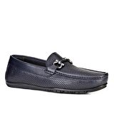 Cabani Erkek Lazer Detaylı Tokalı Loafer Günlük Ay