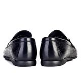 Cabani Erkek Lazer Detaylı Tokalı Loafer Günlük Ay