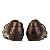 Cabani Erkek Lazer Detaylı Tokalı Loafer Günlük Ay