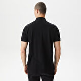 Nautica Erkek Siyah Classic Fit Kısa Kollu Polo Yaka T-Shirt