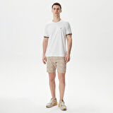 Nautica Erkek Beyaz Standart Fit T-Shirt