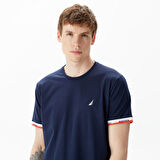 Nautica Erkek Lacivert Standart Fit T-Shirt