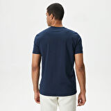 Nautica Erkek Lacivert Standart Fit T-Shirt