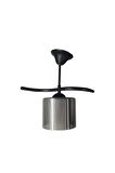 Fuji Siyah Tekli Füme + Beyaz Camlı Avize | Kaliteli Modern Metal Avize