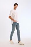 DeFacto Slim Tapered Fit Dar Kalıp Normal Bel Daralan Paça Jean Pantolon E7108AX25SPNM28