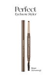 Uzun Süre Kalıcı Asansörlü Kaş Kalemi  Perfect Eyebrow Styler (Brown)