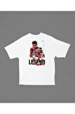 Legend Muhammed Ali Clay Baskılı Unisex Tasarım Tişört, Oversize Efsane Boksör Tişört