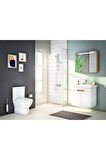 S50 Rim-Ex Duvara Sıfır Klozet 5427L003,Vitra Yavaş Kapak 121-003-909