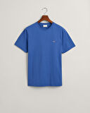 GANT Erkek Mavi Regular Fit Bisiklet Yaka T-Shirt