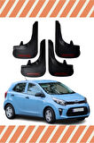 Kia Picanto Racing yazılı 4’lü tozluk çamurluk paçalık sportif şıklık