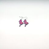 TEDZ COLLECTİON Flamingo Pin Küpe