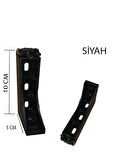 Dekoratif Ray Montaj Aparatı Uzun Ayak 10 Cm 4 Adet