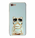 Smcase Apple iPhone Se 2020 Kılıf Standlı Kamera Korumalı Bulldog Silikon