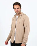 5502 NEW SEASON KAPÜŞONLU ,ÇIT ÇIT DETAYLI REGULAR FIT HIRKA