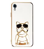 Smcase Apple iPhone Xr Kılıf Standlı Kamera Korumalı Bulldog Silikon