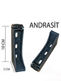 Dekoratif Ray Montaj Aparatı Uzun Ayak 10 Cm 4 Adet