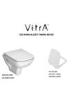 S20 Asma Klozet 5505L003-0868, Vitra S20 Soft Yavaş Kapanır Kapak 147-003-909