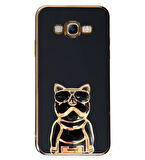 Smcase Samsung Galaxy J7 2015 Kılıf Standlı Kamera Korumalı Bulldog Silikon