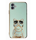 Smcase Samsung Galaxy A04E Kılıf Standlı Kamera Korumalı Bulldog Silikon