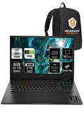 HP OMEN 16  i9-14900HX 32GB RAM 2TB SSD RTX4080/12GB 240Hz 16.1 QHD FDOS 9J1L3EA & PER4 ÇANTA
