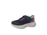 Vicco Yancy Kız Çocuk Siyah - Fuşya Spor Ayakkabı