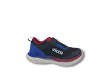 Vicco Yancy Çocuk Siyah - Saks Mavi Spor Ayakkabı