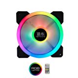 Snowman X120 RGB Kasa Fanı 120mm x 4 Fan Kontrolcü + Kumanda
