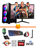 Ramtech Gaming RG505-053 AMD 5500 16 GB DDR4 RAM 128 GB SSD 1 TB HDD AMD Radeon RX 550 FreeDos Gaming Masaüstü Bilgisayar 