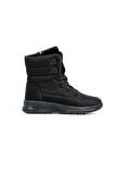 TRENSYSHOSE-815 Unisex Kışlık Kürklü Fermuarlı Anatomik Taban Kışlık Bot