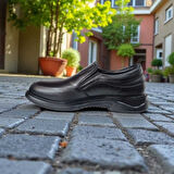 Pepita 1143 Doğal Deri Anatomic Rahat Kaymaz Taban Erkek Ayakkabı